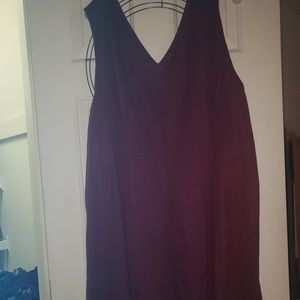 Plus size sleeveless dress
